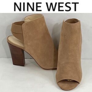 Nine West Women’s Zofee Suede Leather Ankle Boots